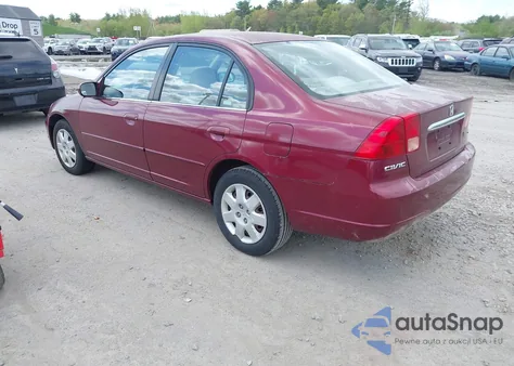 2002 Honda Civic Ex из США, поврежденный, VIN 2HGES26772H557066